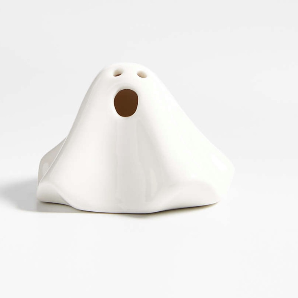 Crate&Barrel Small LED Ceramic Ghost - Picture 11 of 14